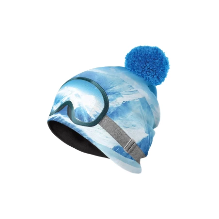 Czapka sportowa z nadrukiem Beanie Pompon