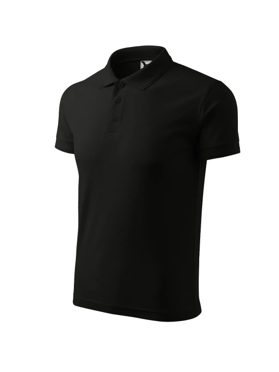 Pique Polo-czarny