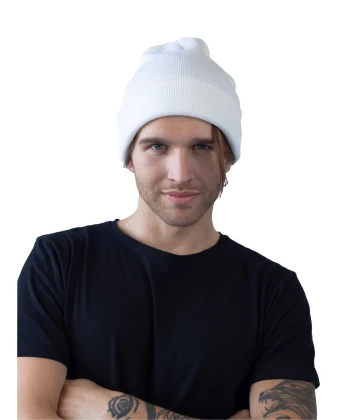 Czapka zimowa unisex z nadrukiem Original Cuffed Beanie CB45 Beechfield