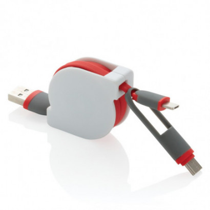  3-in-1 retractable cable 