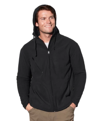 Blouson polaire pour hommes avec imprimé Hooded Fleece Jacket ST5080 Stedman