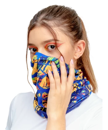 Sports scarf with print Budget