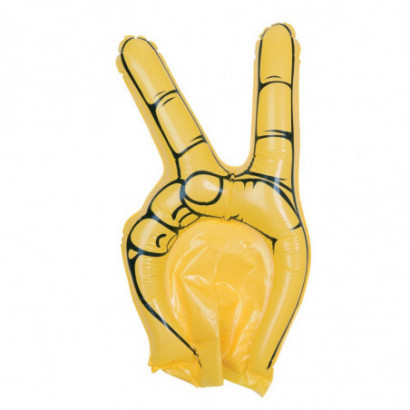  Inflatable hand "victory" 