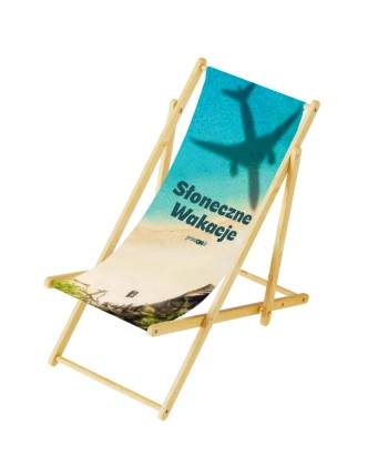 Promotional Deck Chair with Print