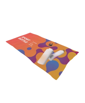 Promotional microfiber towel with print
