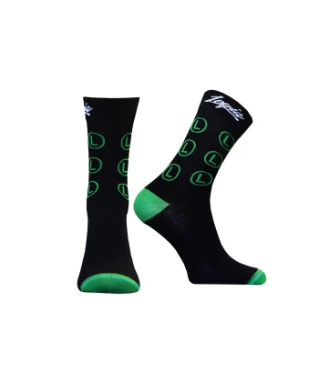 Patterned socks with logo