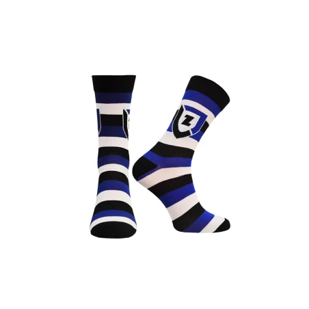 Patterned socks with logo