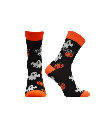 Patterned socks with logo