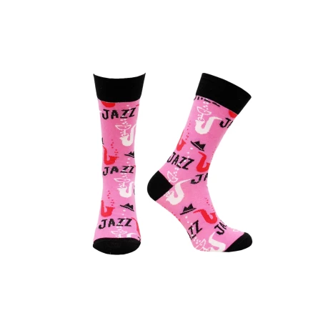 Patterned socks with logo