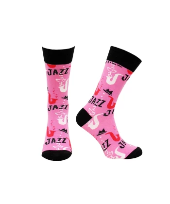 Patterned socks with logo