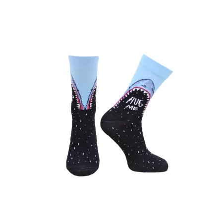 Patterned socks with logo