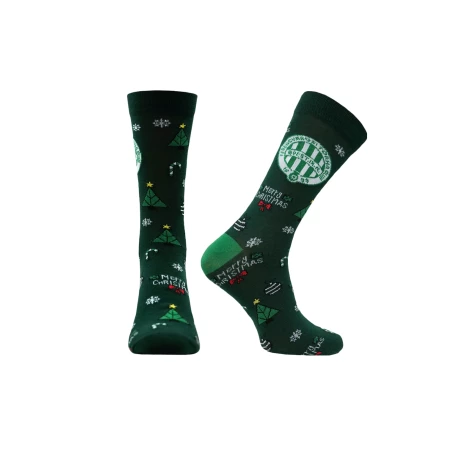 Patterned socks with logo