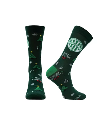 Patterned socks with logo