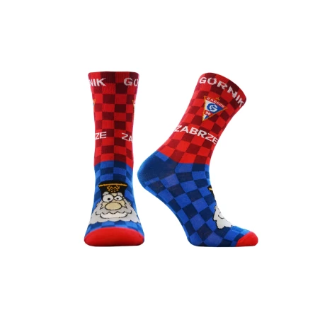 Patterned socks with logo