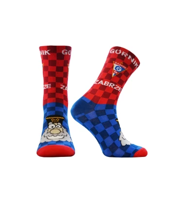 Patterned socks with logo