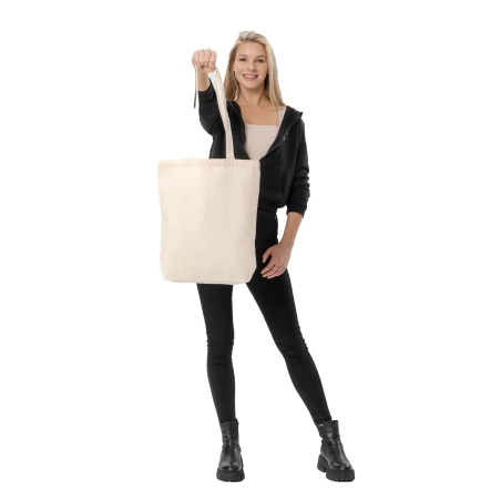 Sac en coton avec imprimé Bottom Up 220g