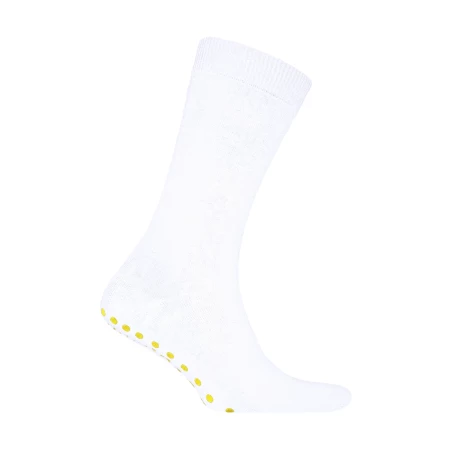 Full terry non-slip socks with logo