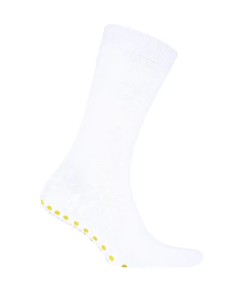 Full terry non-slip socks with logo