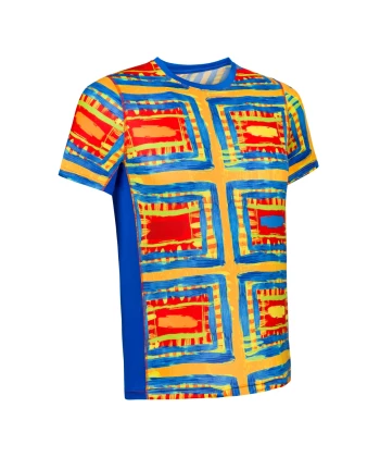 T-shirt de course homme SQUARES