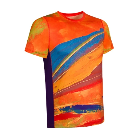 Men's running shirt RICE FIELDS