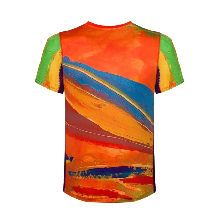 Men's running shirt RICE FIELDS