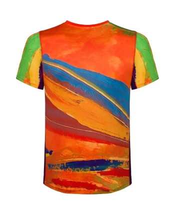 Men's running shirt RICE FIELDS