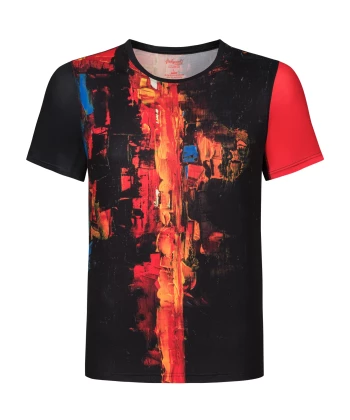 Men's running shirt VOLCANO