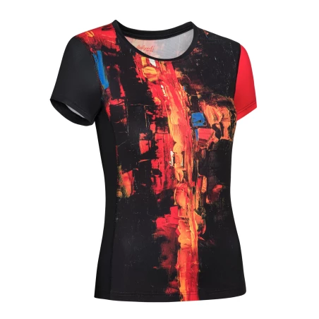 T-shirt de course femme VOLCANO