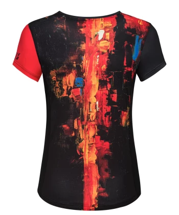 T-shirt de course femme VOLCANO