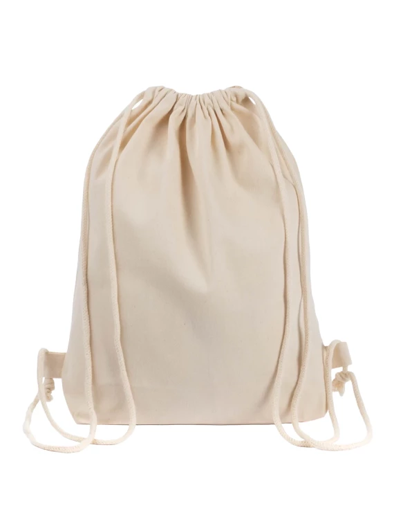 Cotton drawstring backpack...