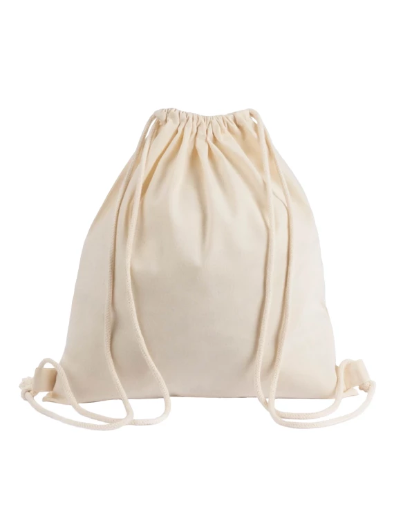 Cotton drawstring backpack...