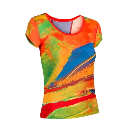 Women's running shirt RICE FIELDS