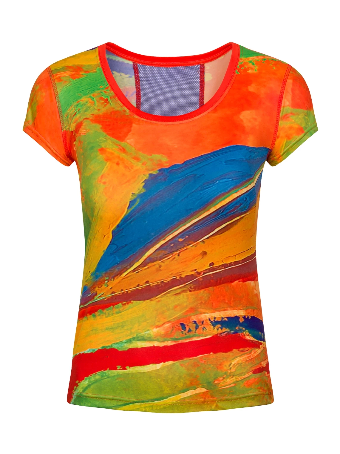 Women's running shirt RICE FIELDS