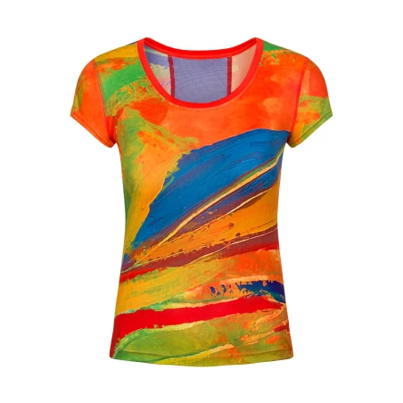 Women's running shirt RICE FIELDS