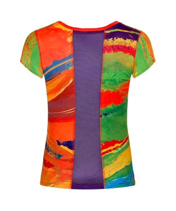 Women's running shirt RICE FIELDS