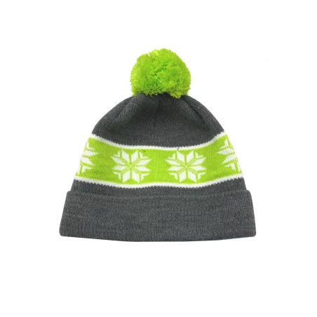 Jacquard Hat with Print WinterHead Premium