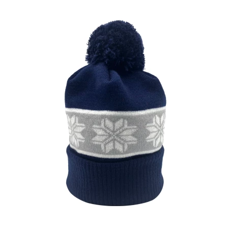 Jacquard-Mütze mit WinterHead Classic-Aufdruck