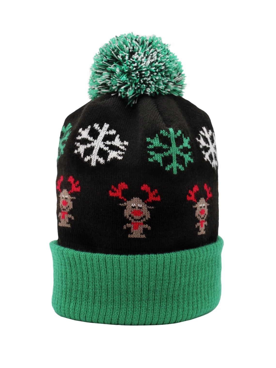 Jacquard-Mütze mit WinterHead Classic-Aufdruck