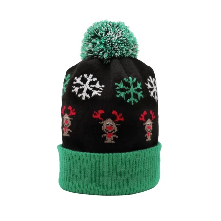 Jacquard Hat with Print WinterHead Classic