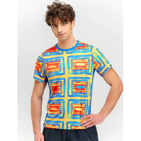 T-shirt de course homme SQUARES