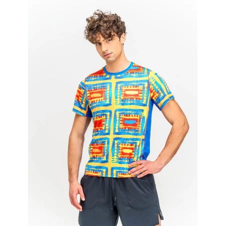 T-shirt de course homme SQUARES