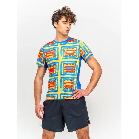 T-shirt de course homme SQUARES