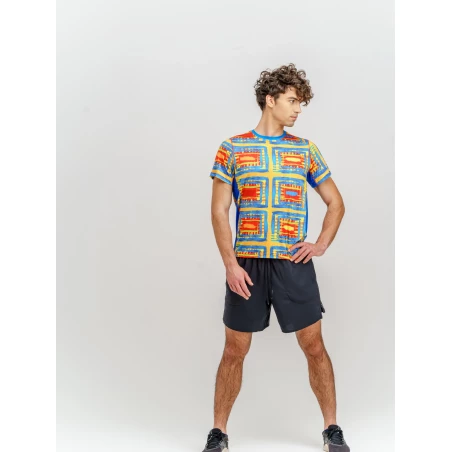 T-shirt de course homme SQUARES