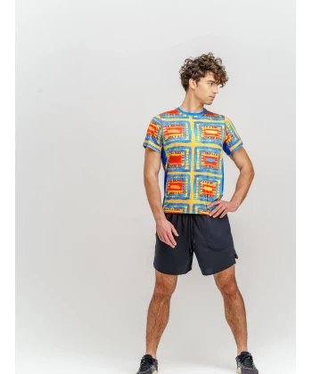 Men's running shirt SQUARES