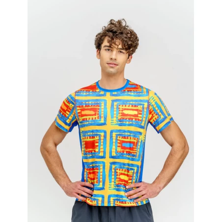 T-shirt de course homme SQUARES