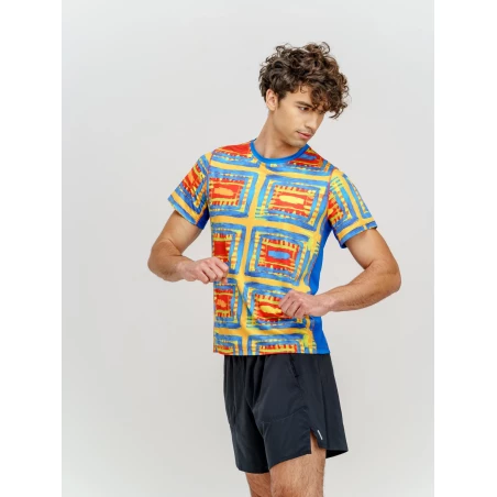 T-shirt de course homme SQUARES