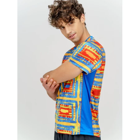 T-shirt de course homme SQUARES