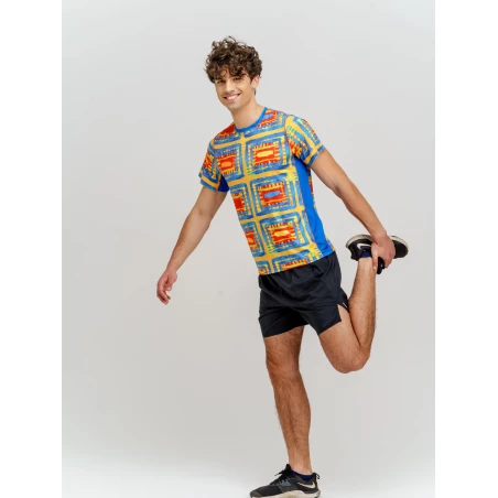 T-shirt de course homme SQUARES