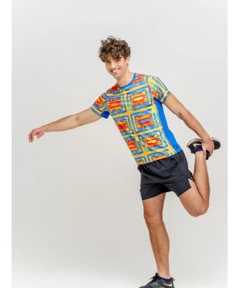 Men's running shirt SQUARES