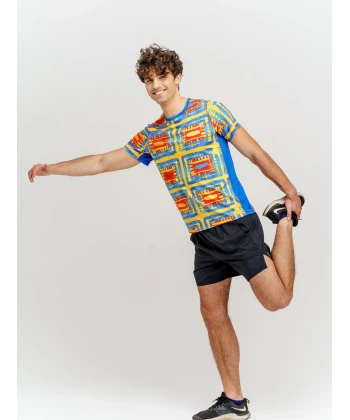 Men's running shirt SQUARES